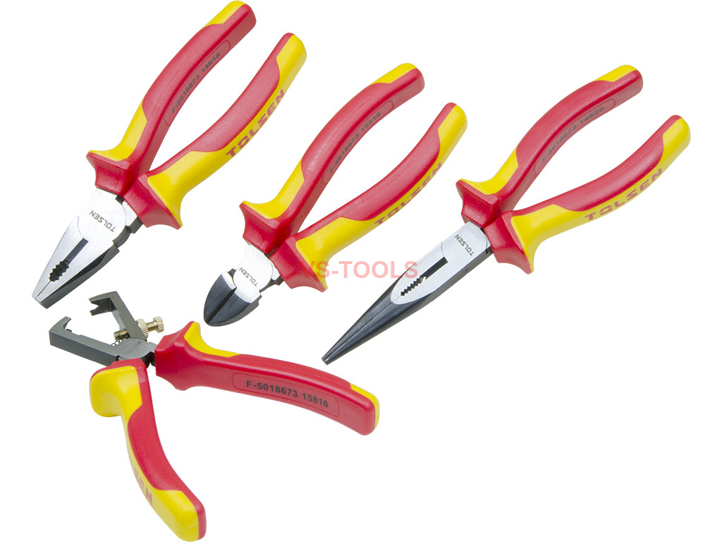 11pcs VDE Insulated Hand Tools Pliers Cable Stripper Screwdrivers